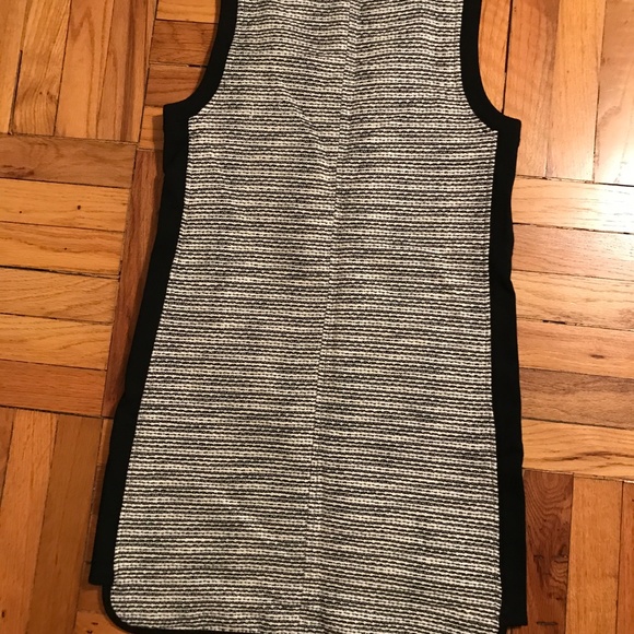 Madewell Black & White Print Tweedweave Shiftdress - Picture 8 of 8